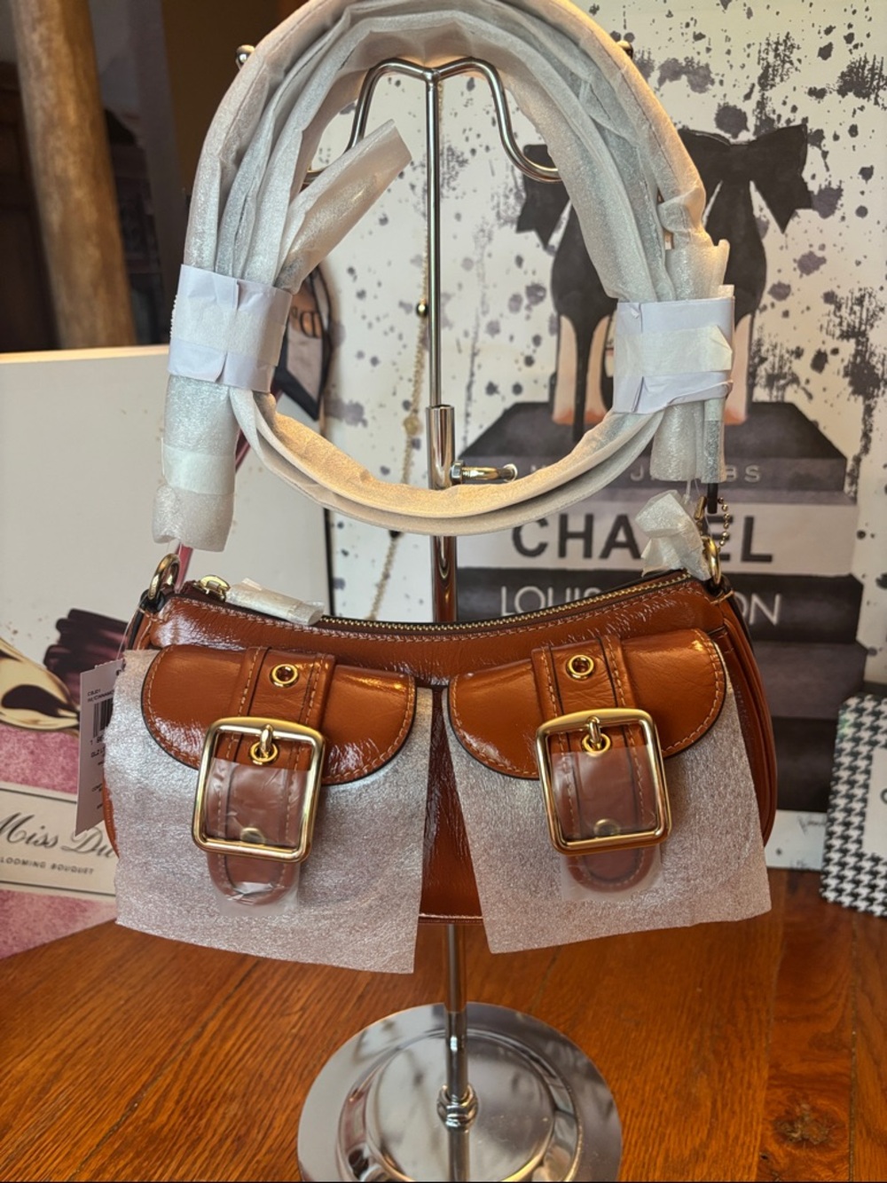 Coach Ashton Shoulder Bag IM Cinnamon NWT